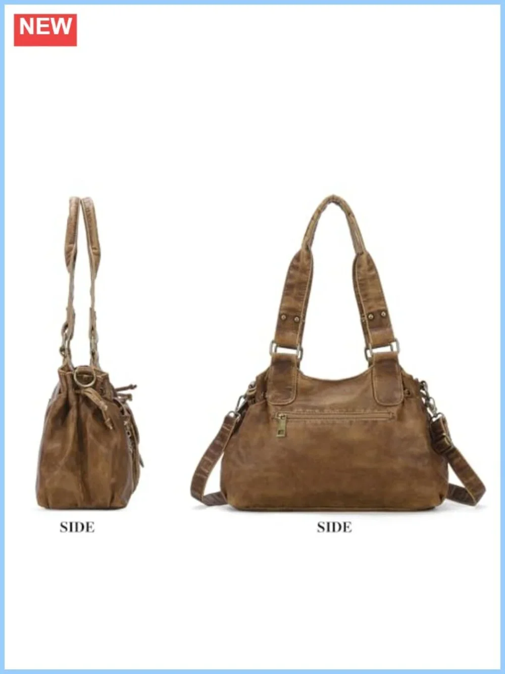 Small Hobo Bag for Women Faux Leather Shoulder Handbag Crossbody Purse with